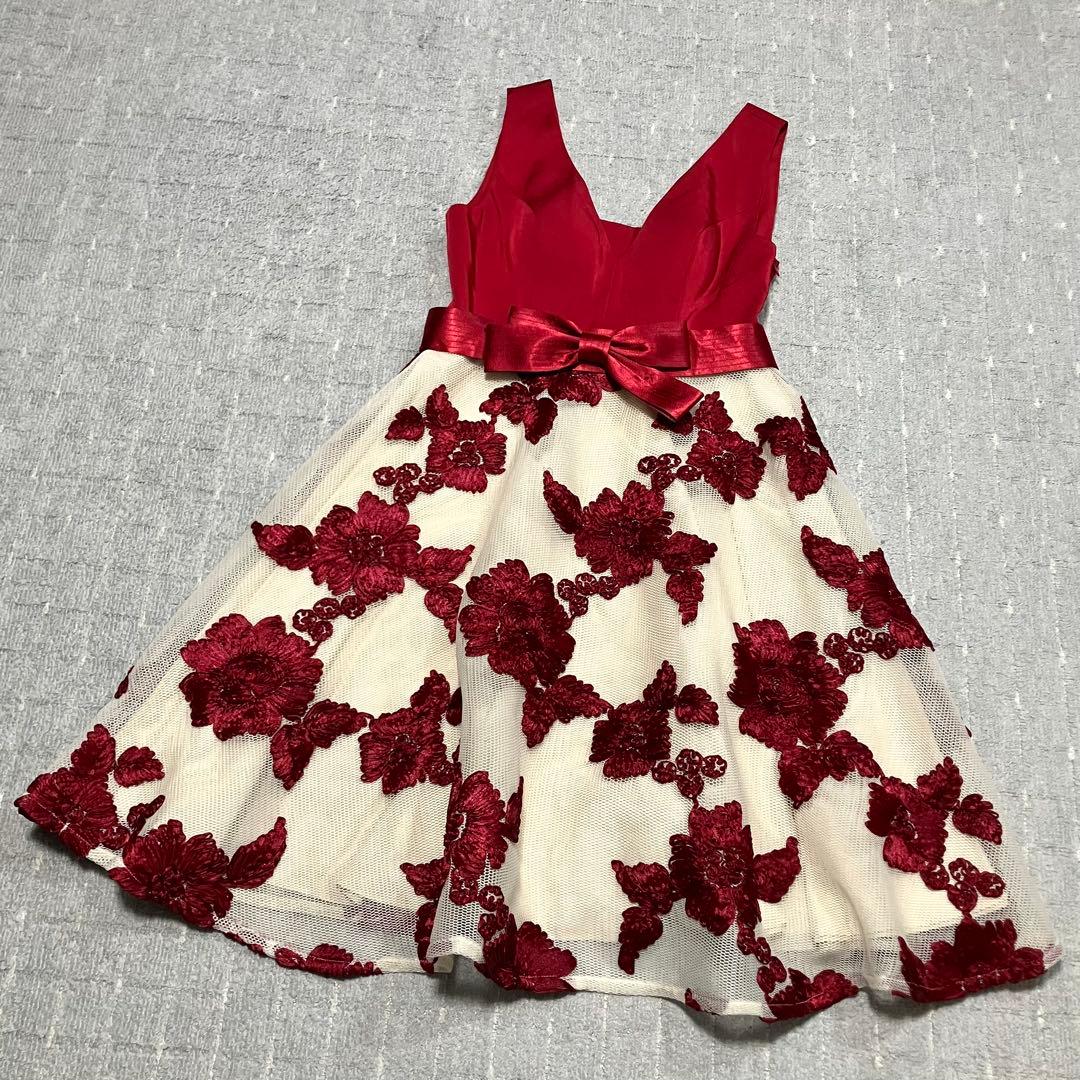 SETTAN［花柄刺繍］ドレス　ノースリーブ　ERUKEI LK　エルケイドレス