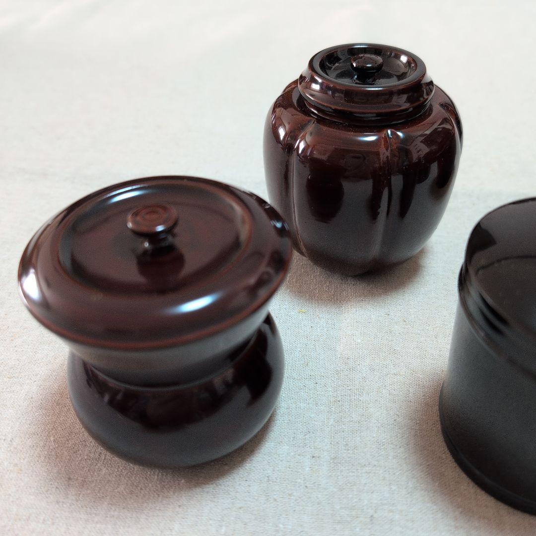 茶道具　棗　薄茶器六種セットのうち五種セット　共箱入