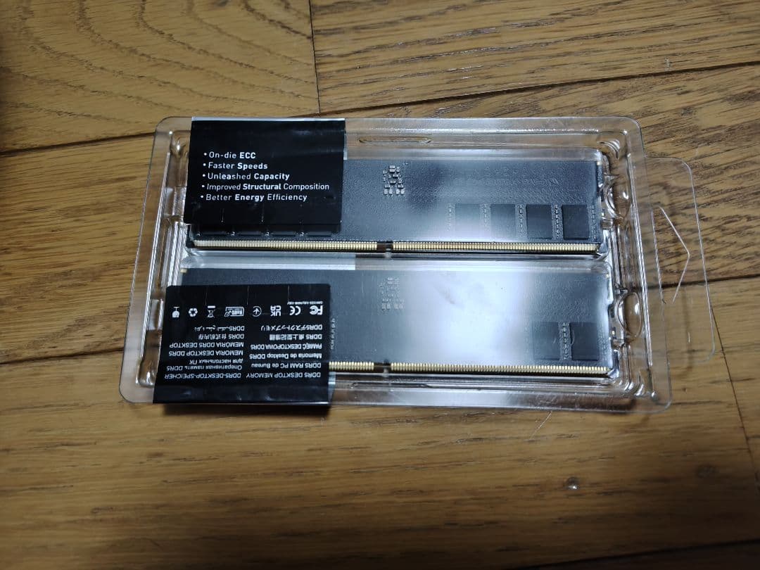 メモリ TEAMGROUP DDR5 64GB 2x32GB 6000MHz