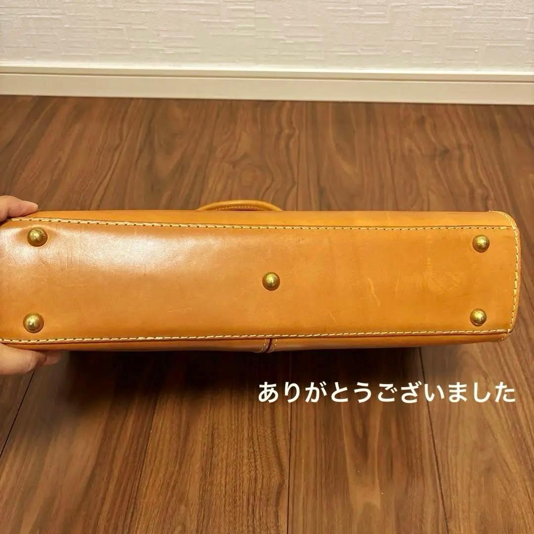 K*u様 HERZ 二本手2wayビジネスバッグキャメル色　Lサイズcitybo