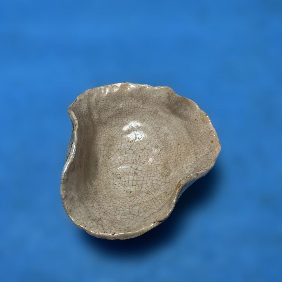 【楽山焼】　蟹　お皿　小物入れ　器　菓子皿❓小皿　アンティーク　楽山焼き