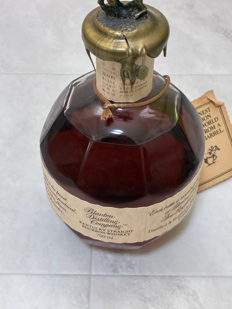 『1992年製』Blanton'sブラントン　シングルバレルバーボンウイスキー