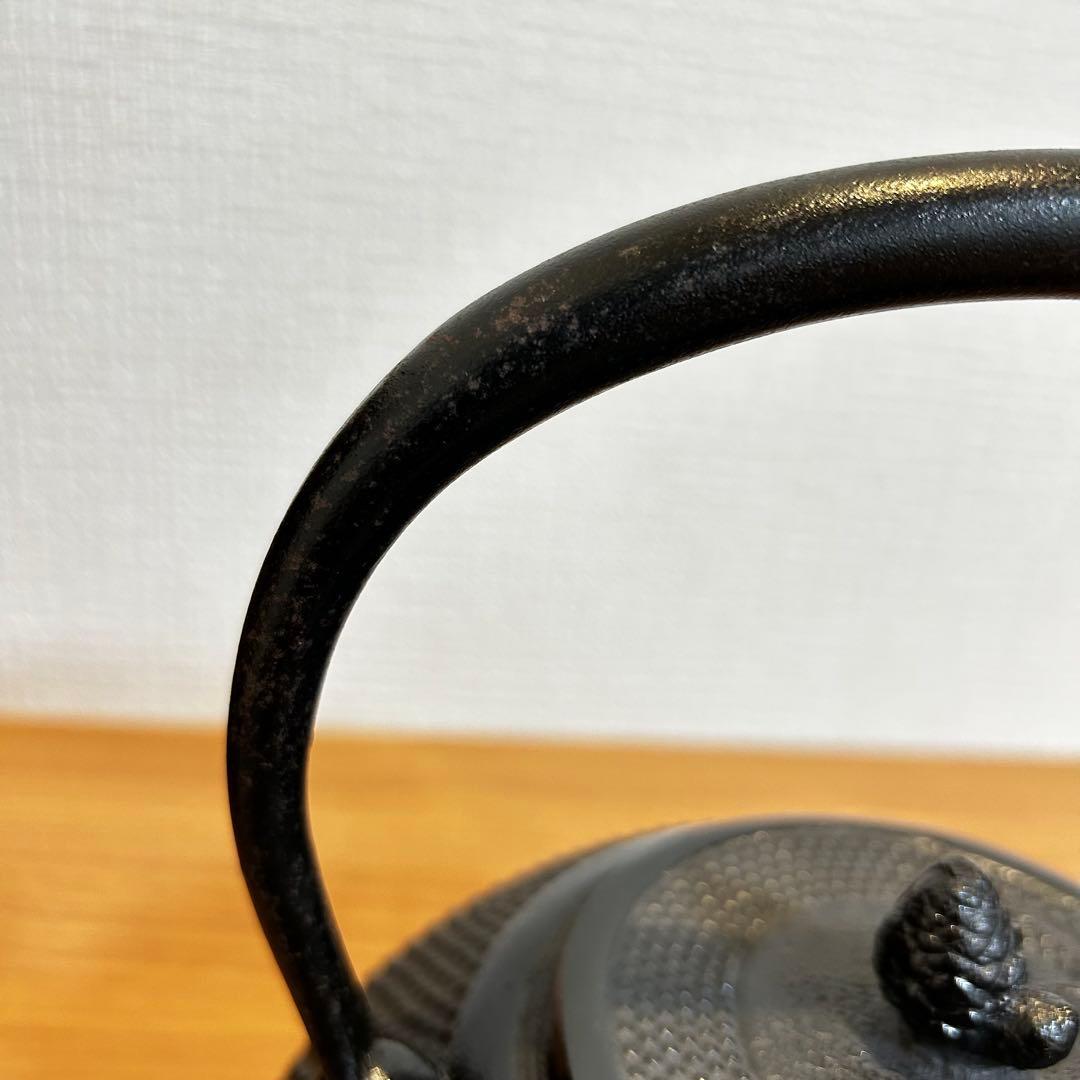 鉄瓶　茶の湯釜　長文堂　長谷川文雄　駒型