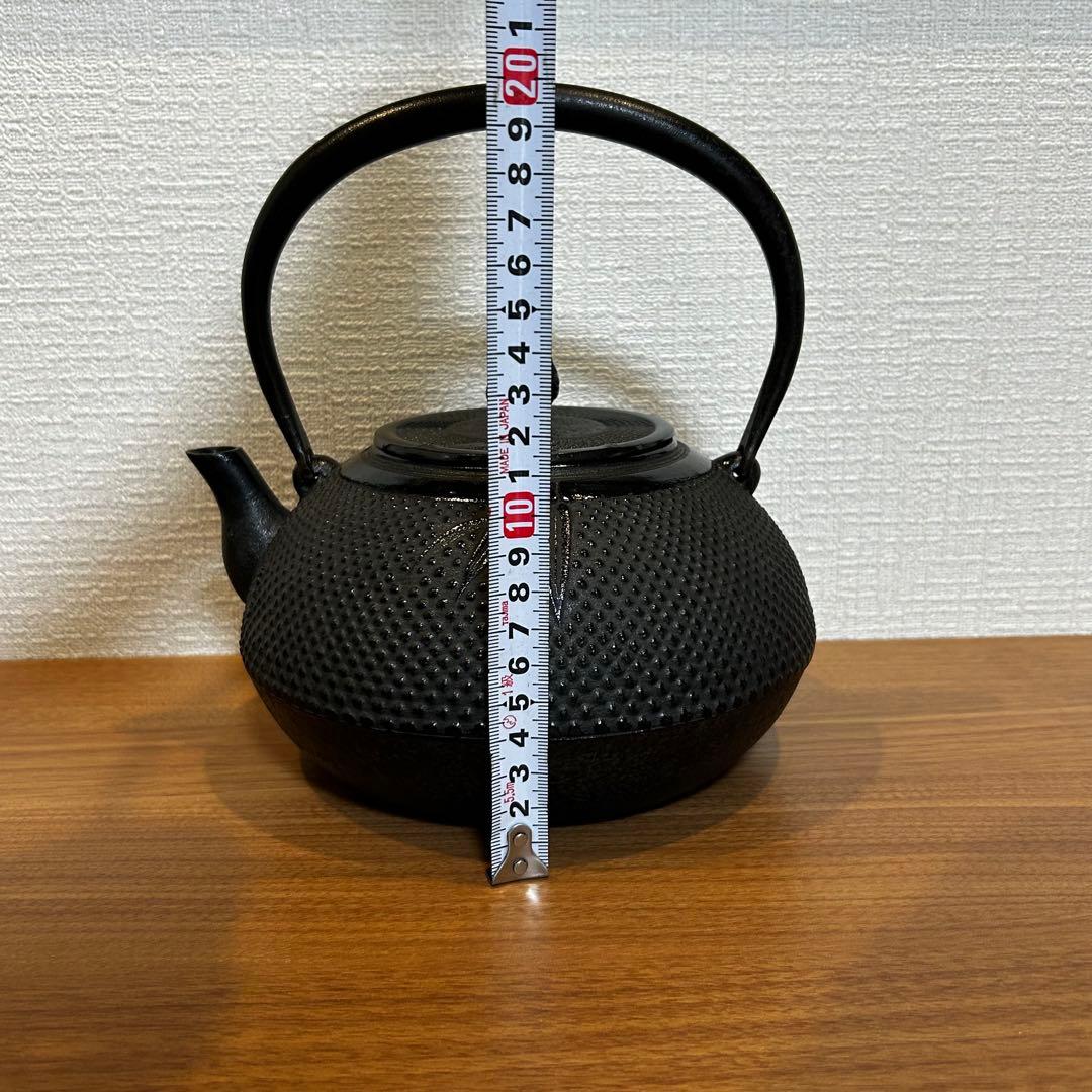 鉄瓶　茶の湯釜　長文堂　長谷川文雄　駒型