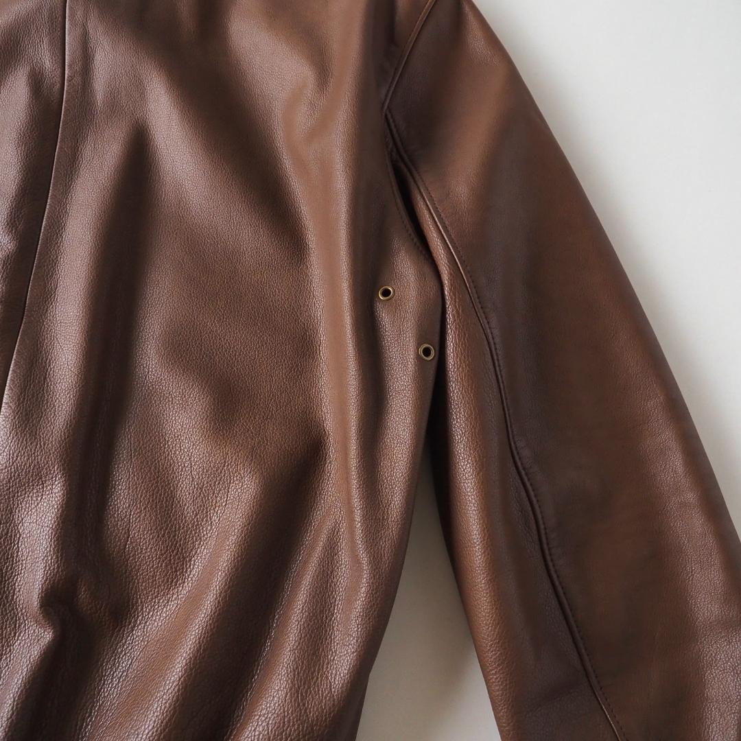 ラルフローレン　極美品　A-2　レザージャケット　本革　ブラウン