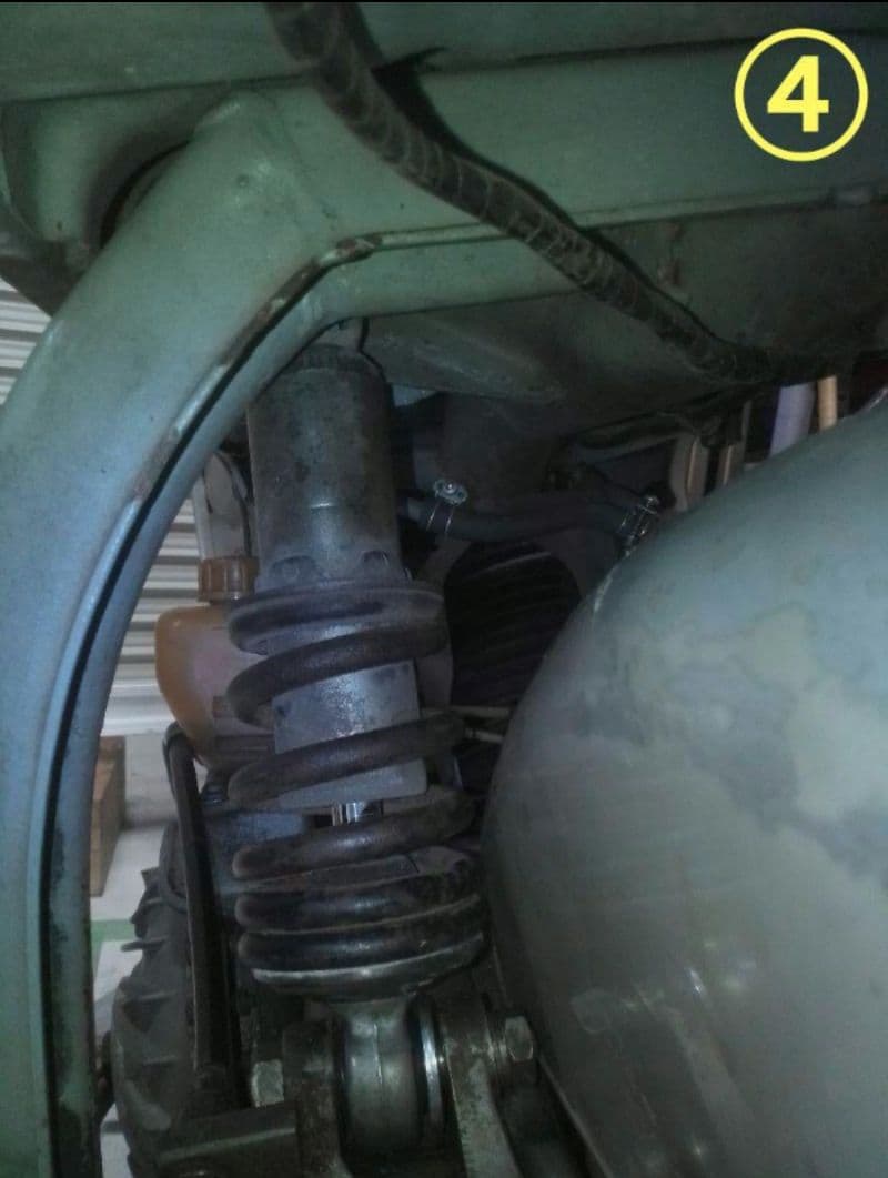 富士重工 ラビットスクーター S301用 ローダウンサス 前後セット ⑤