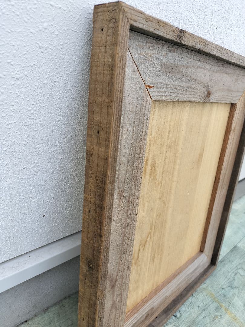 アンティーク額縁　古材　エイジング加工