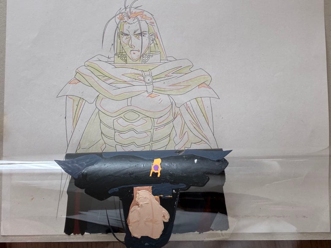 【貴重】ロードス島戦記　英雄騎士伝　手書きセル画＋コンテセット 6枚まとめ売り