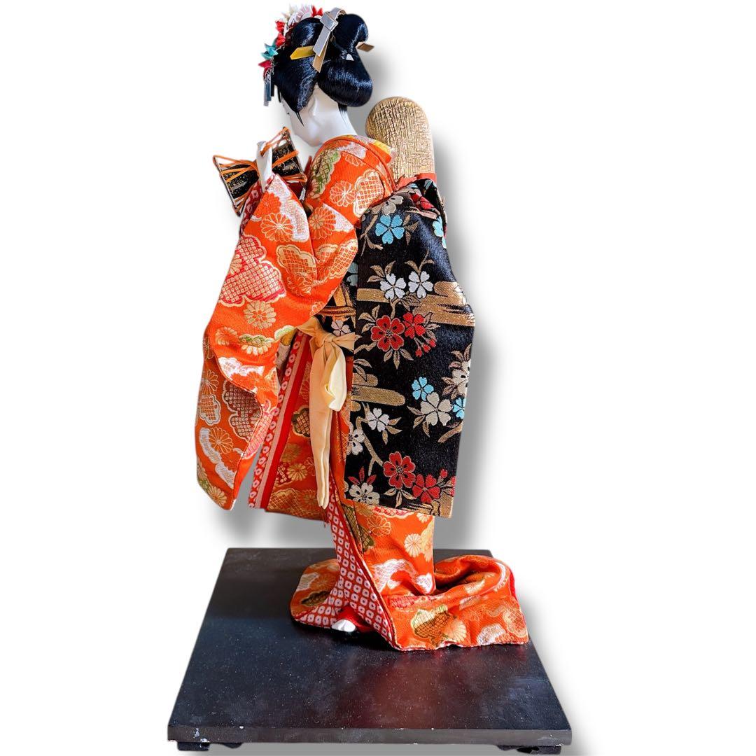 舞妓 日本人形 ガラス目 着物人形 和装 置物