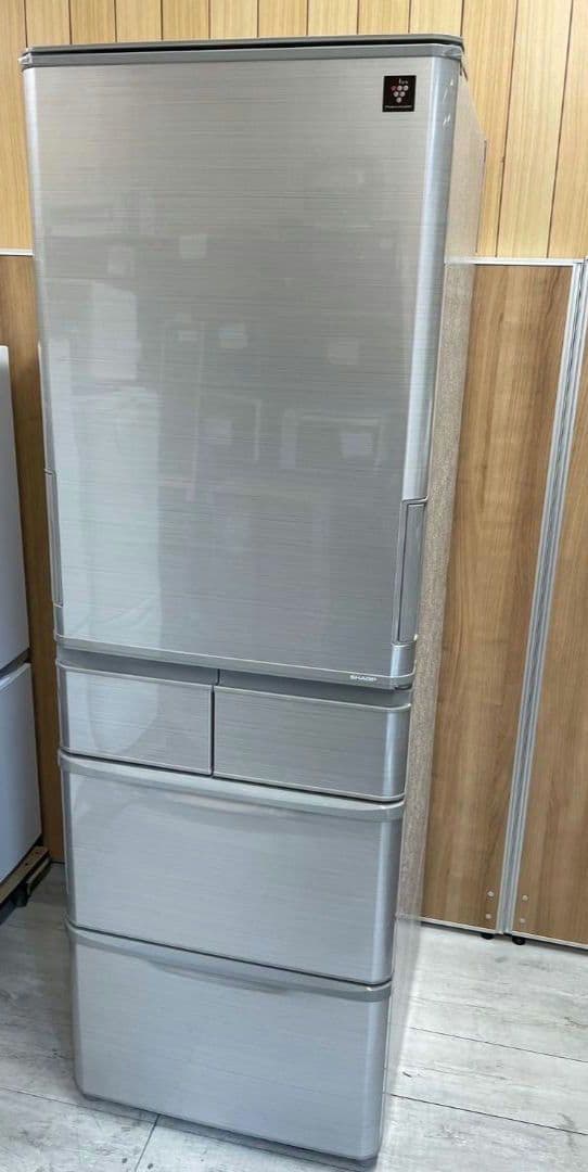 冷蔵庫 412L　シルバー系 SJ-X415H-S ／5ドア ／左右開きタイプ