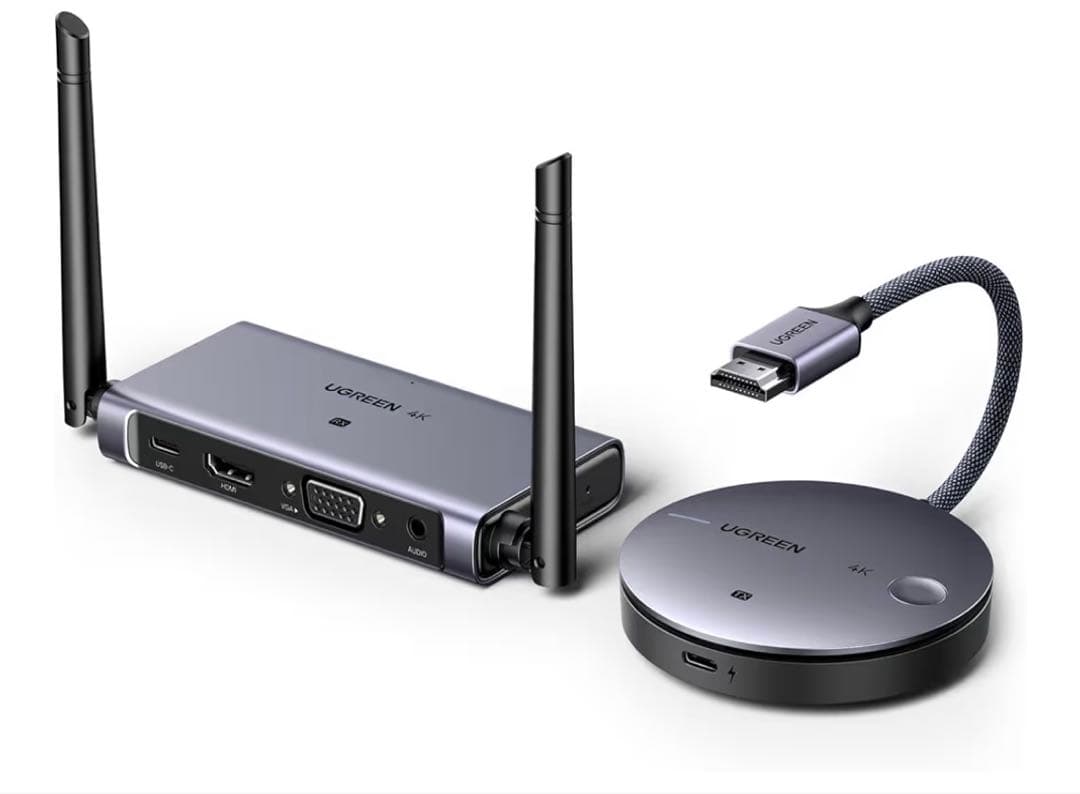 s*u様 UGREEN ワイヤレスHDMI 無線 ワイヤレス送受信機