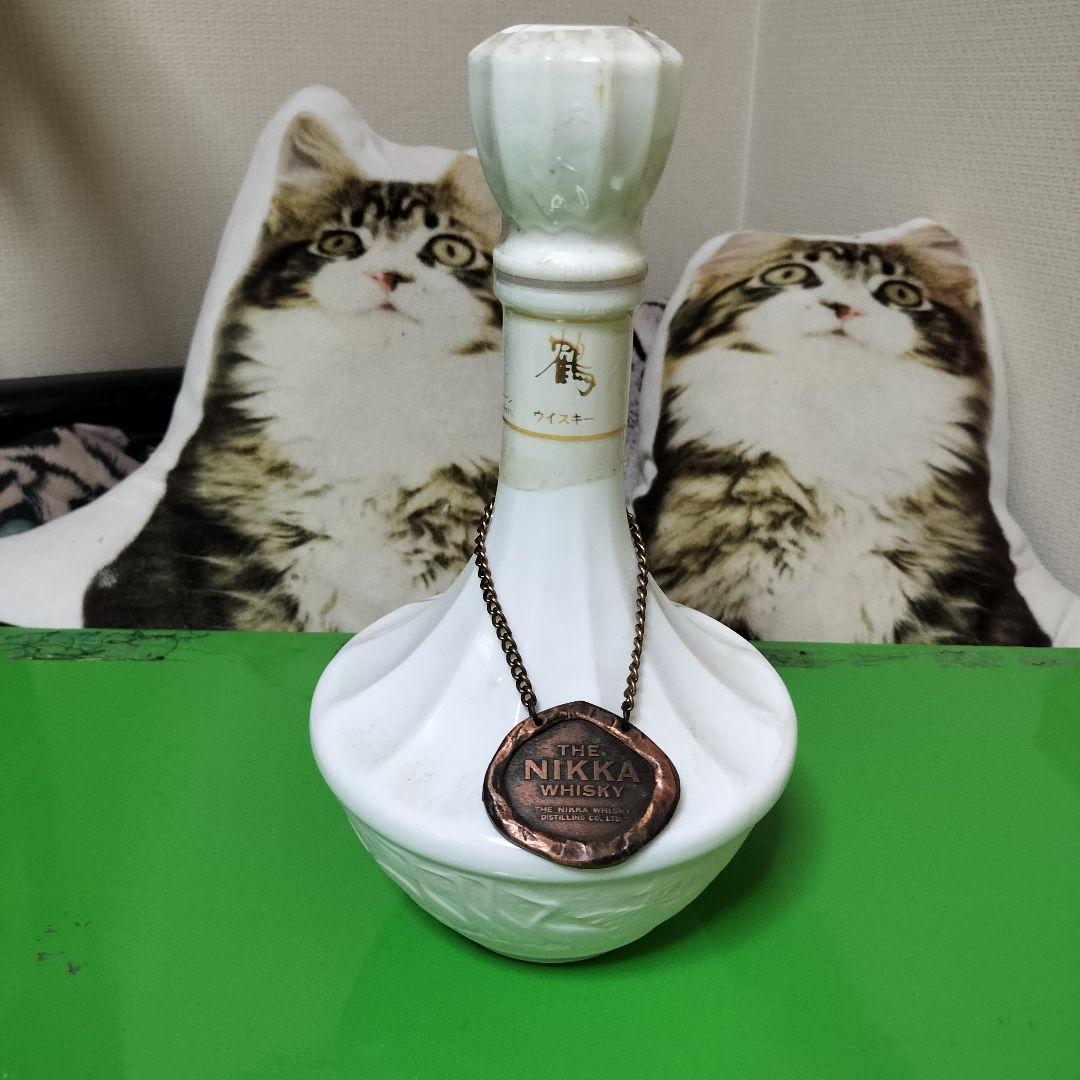 鶴　NIKKA ウイスキー 陶器製ボトル