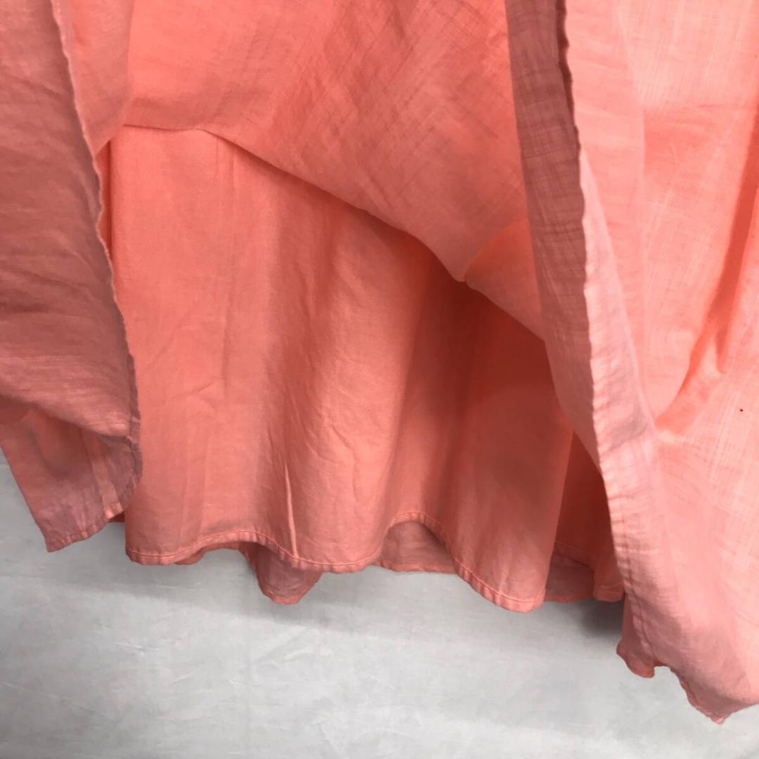 ゴーシュ リネン コットン ギャザースカート●2●ピンク 定価￥28.000＋税