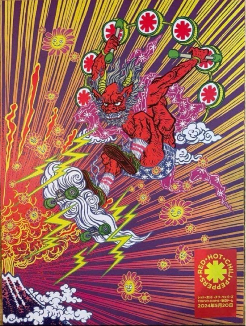Red Hot Chili Peppers レッチリ日本公演限定リトグラフセット