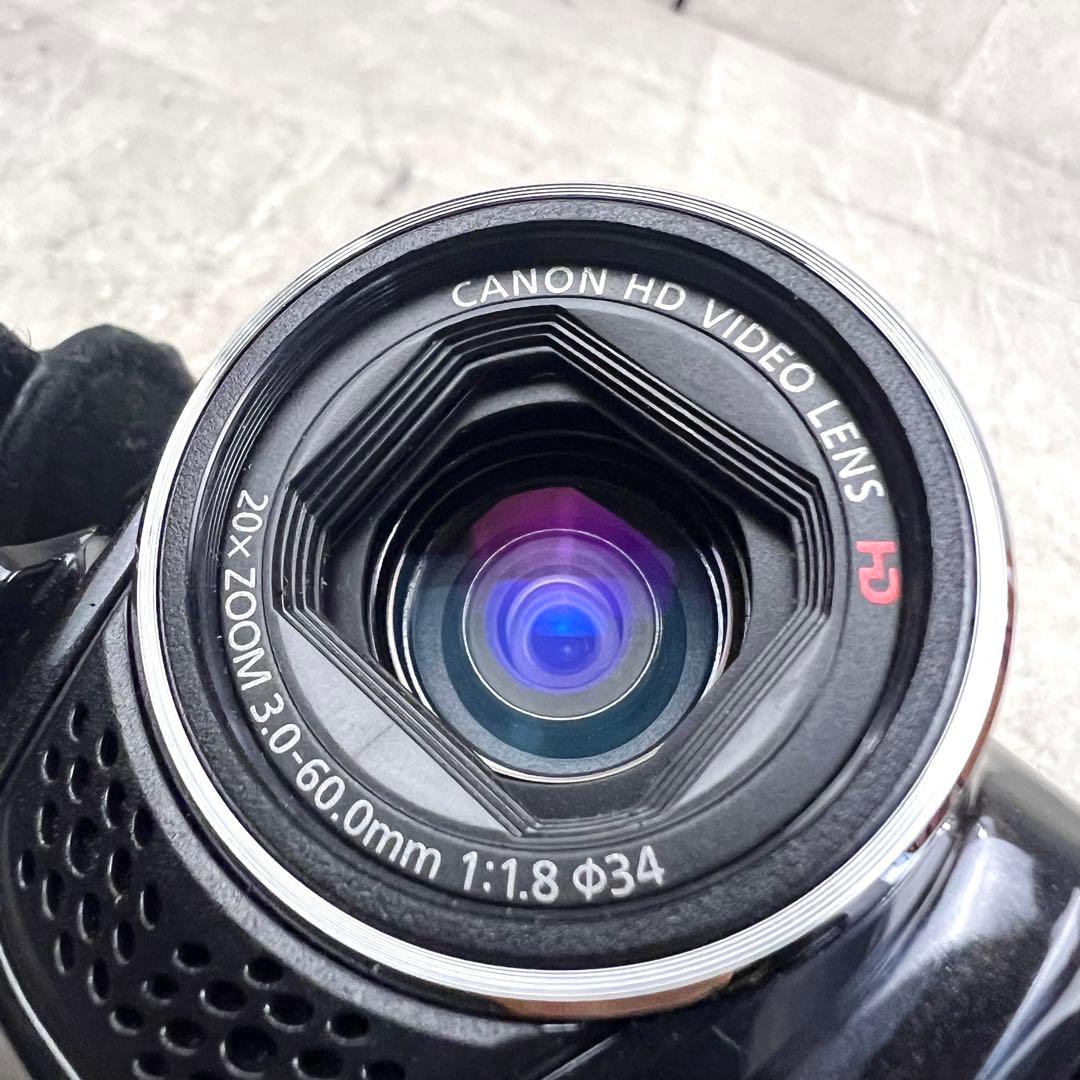 Canon iVIS HF R21 28倍ズームHDビデオカメラ　タッチパネル