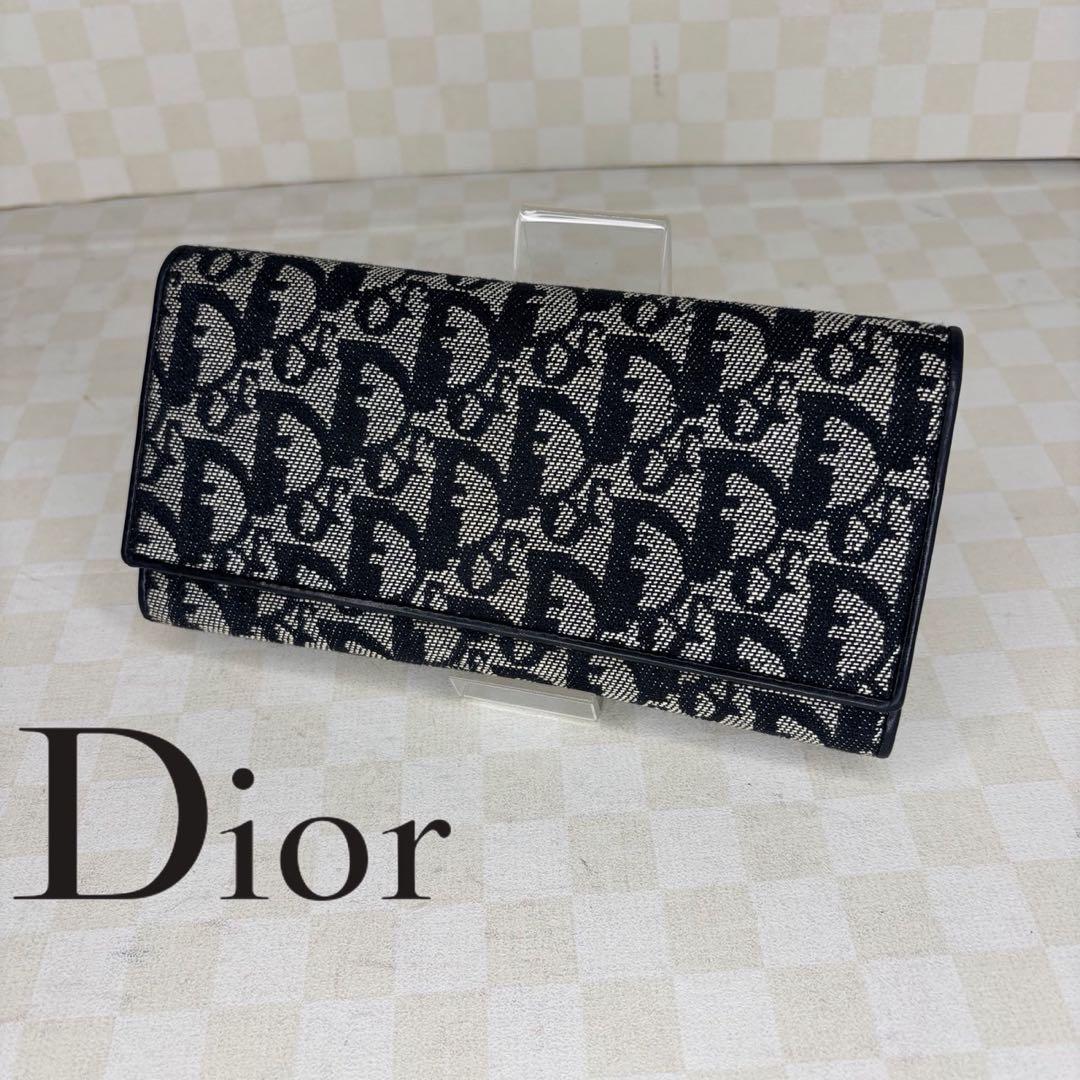 極美品　Dior ディオール　長財布　二つ折り　M001