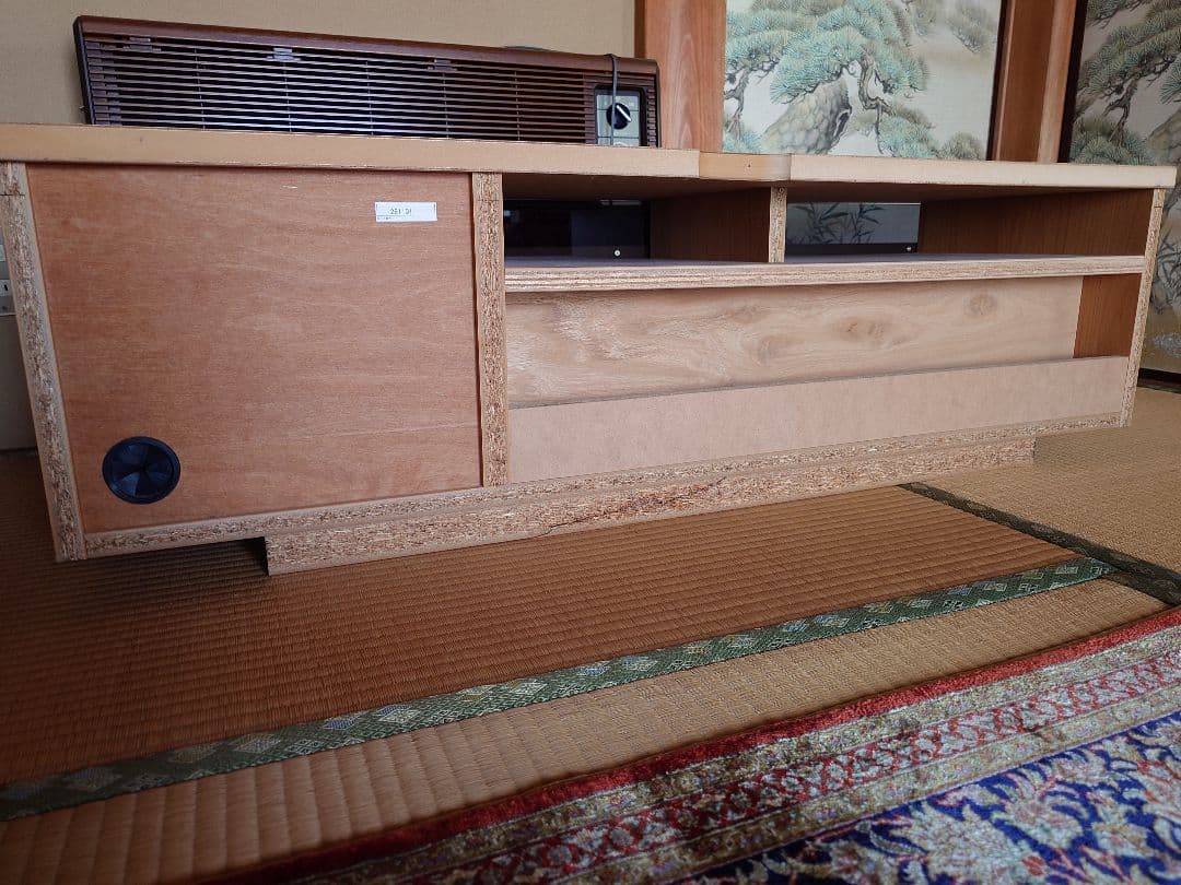 木製テレビ台 引き出し付き ナチュラル　専用品