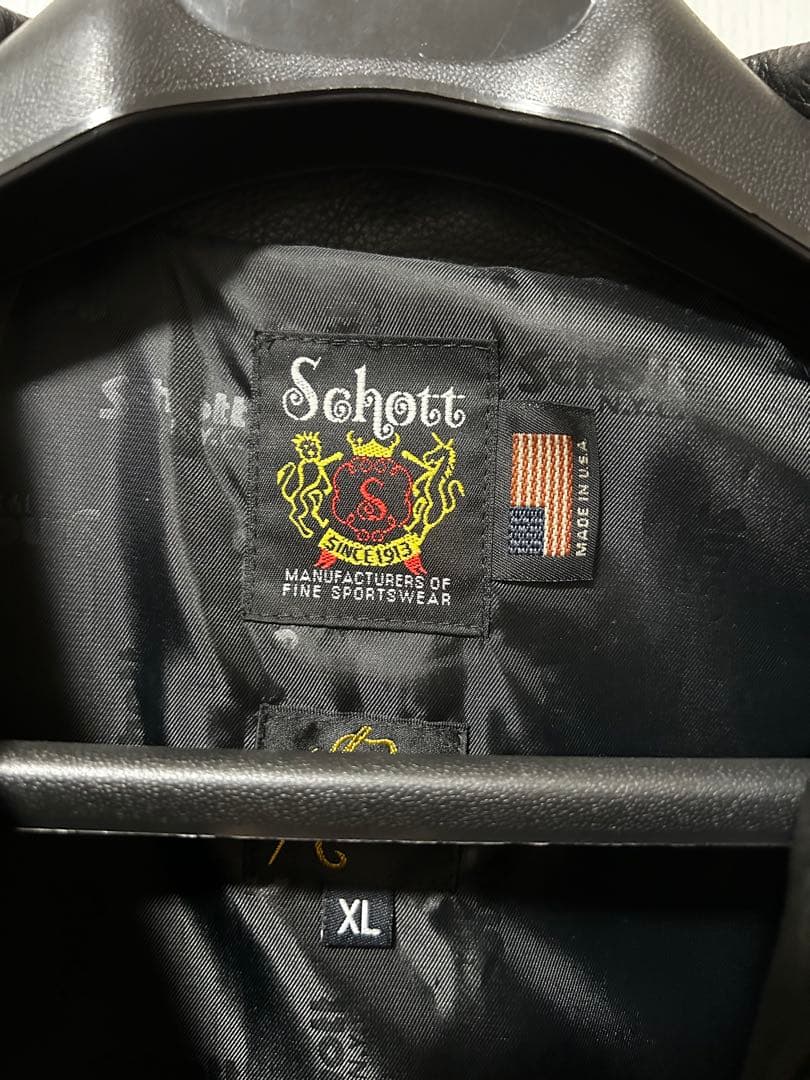 Schott×Needles レザージャケット XL