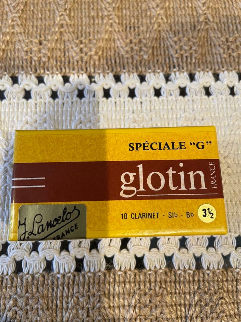 ☆希少☆glotinスペシャルGクラリネットグロタンリード 3.5 10枚入り