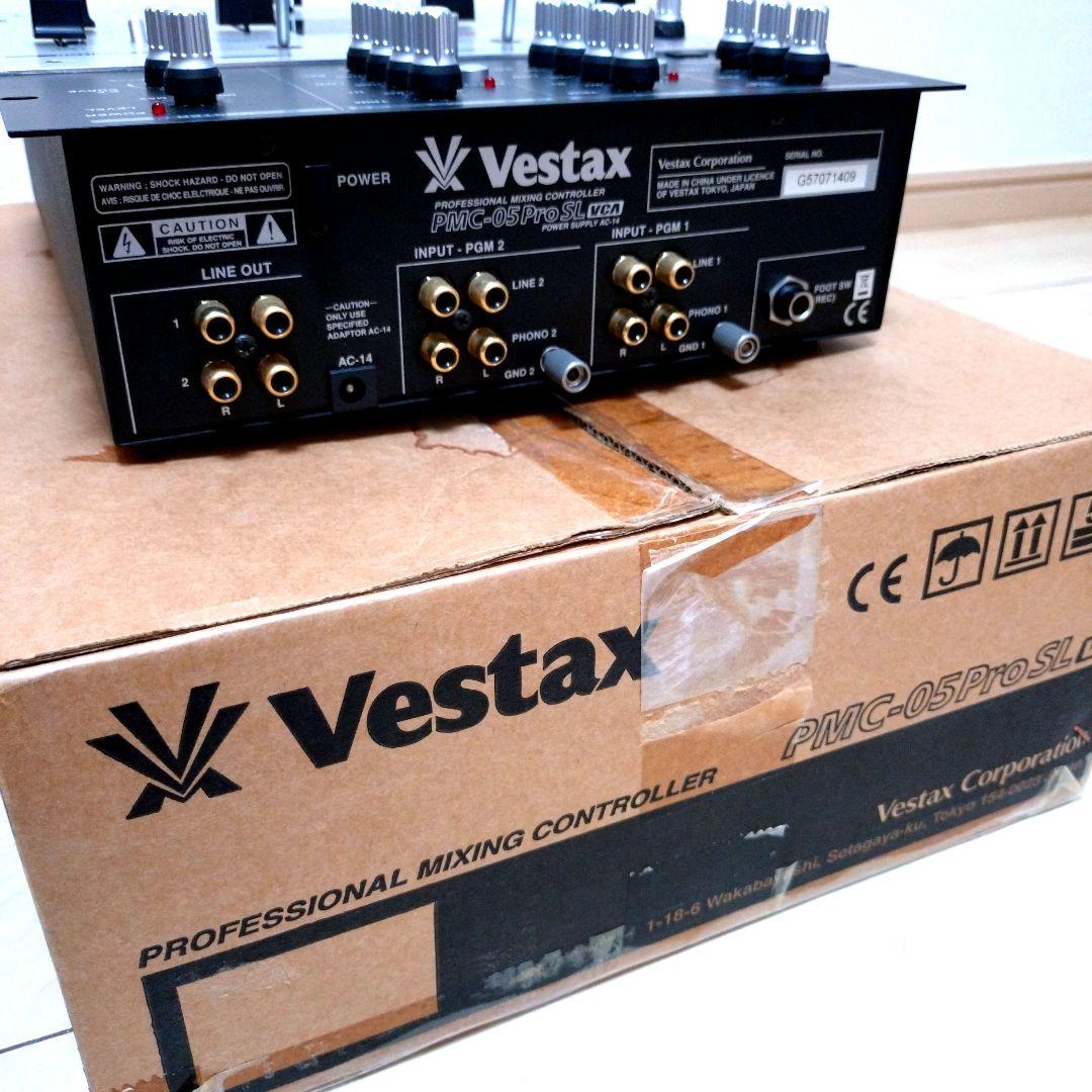 未使用級！ 元箱:取説付 Vestax PMC-05Pro SL DJミキサー