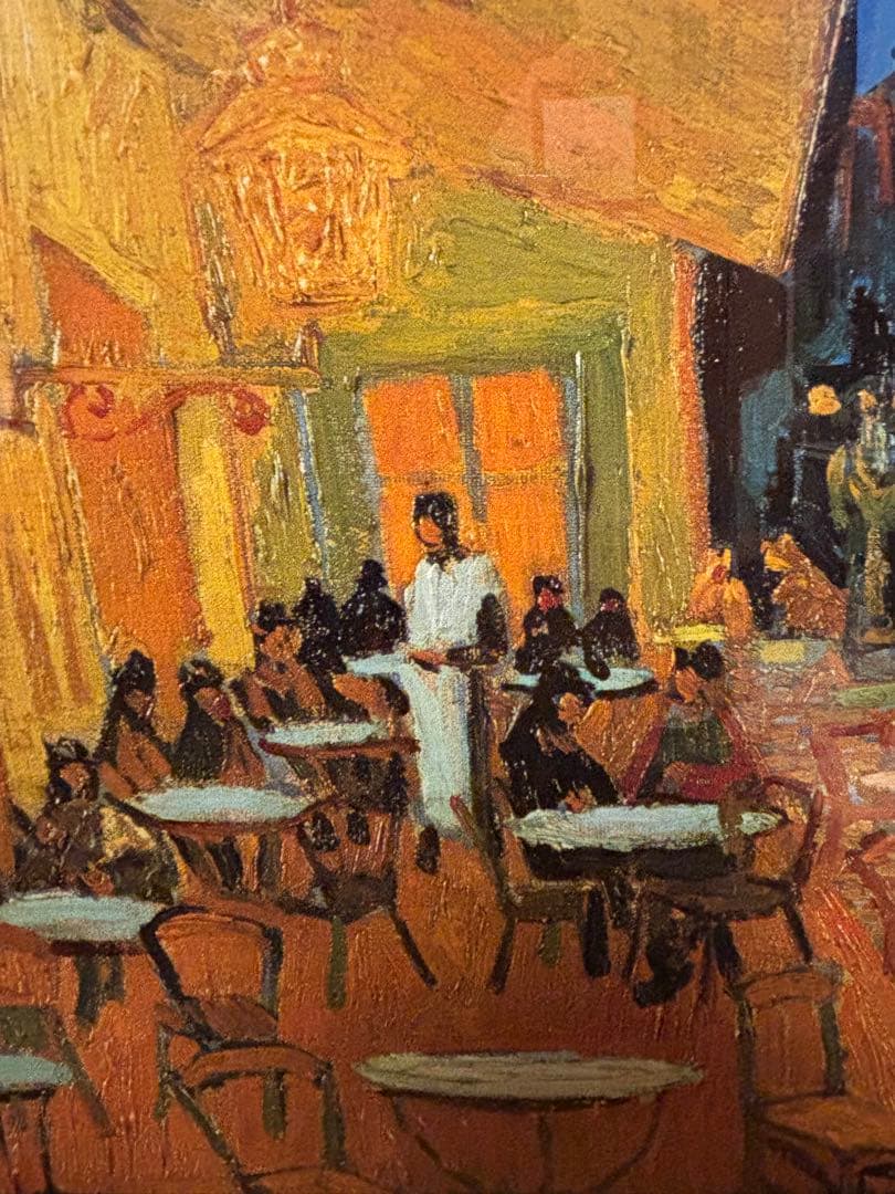 74.5cmフィンセント・ファン・ゴッホ「夜のカフェテラス」ファイングラフィ