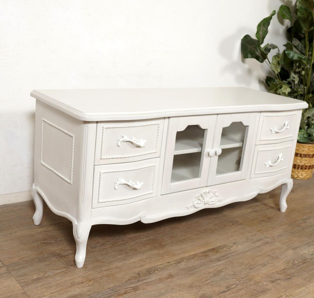 ヨーロピアンスタイル 猫脚　　テレビ台　ボード 　ラック　幅　120cm