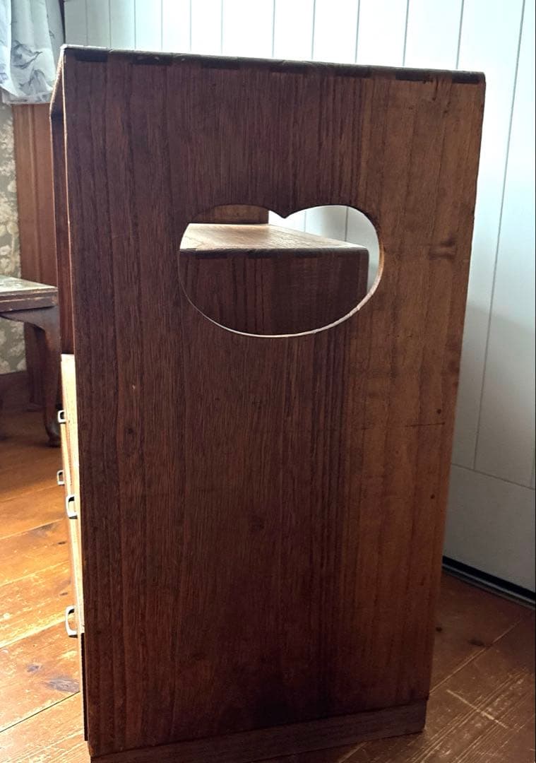 アンティーク　茶箪笥　飾り棚