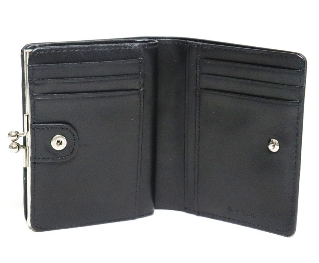 《ポールスミス》新品 ラッキーラビット レザーがま口2つ折り財布 ウォレット