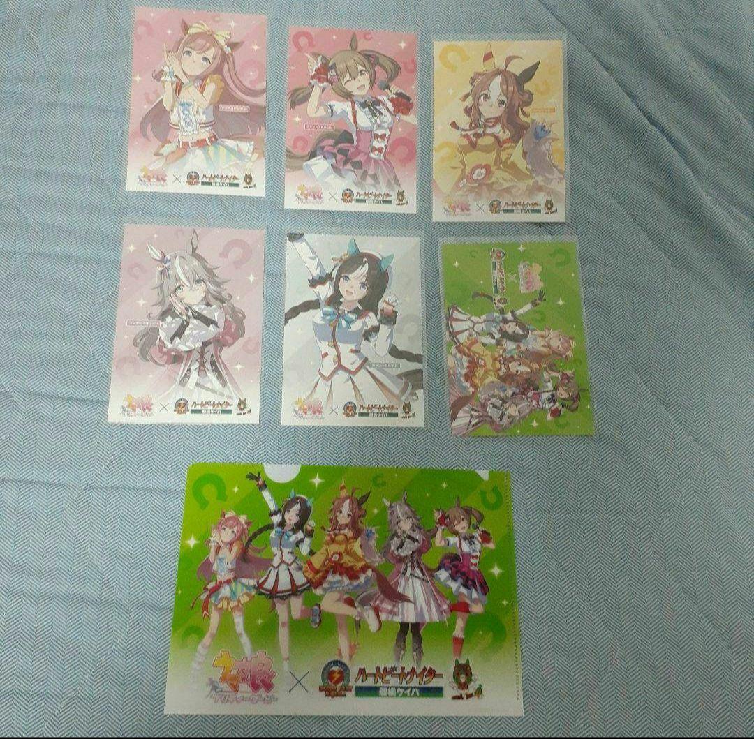 ウマ娘プリティーダービー 船橋競馬場コラボ ポストカード6種類 クリアファイル