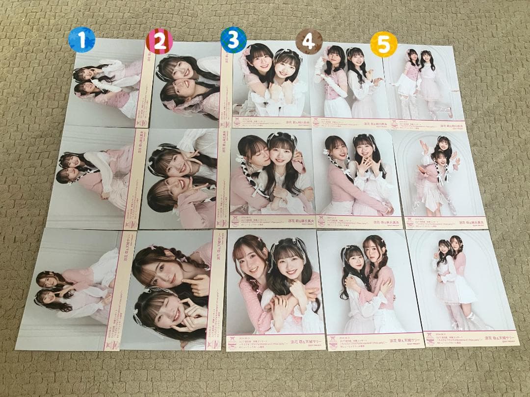 ナナニジ　22/7　涼花萌卒業コンサート　ブロマイド　バラ売り