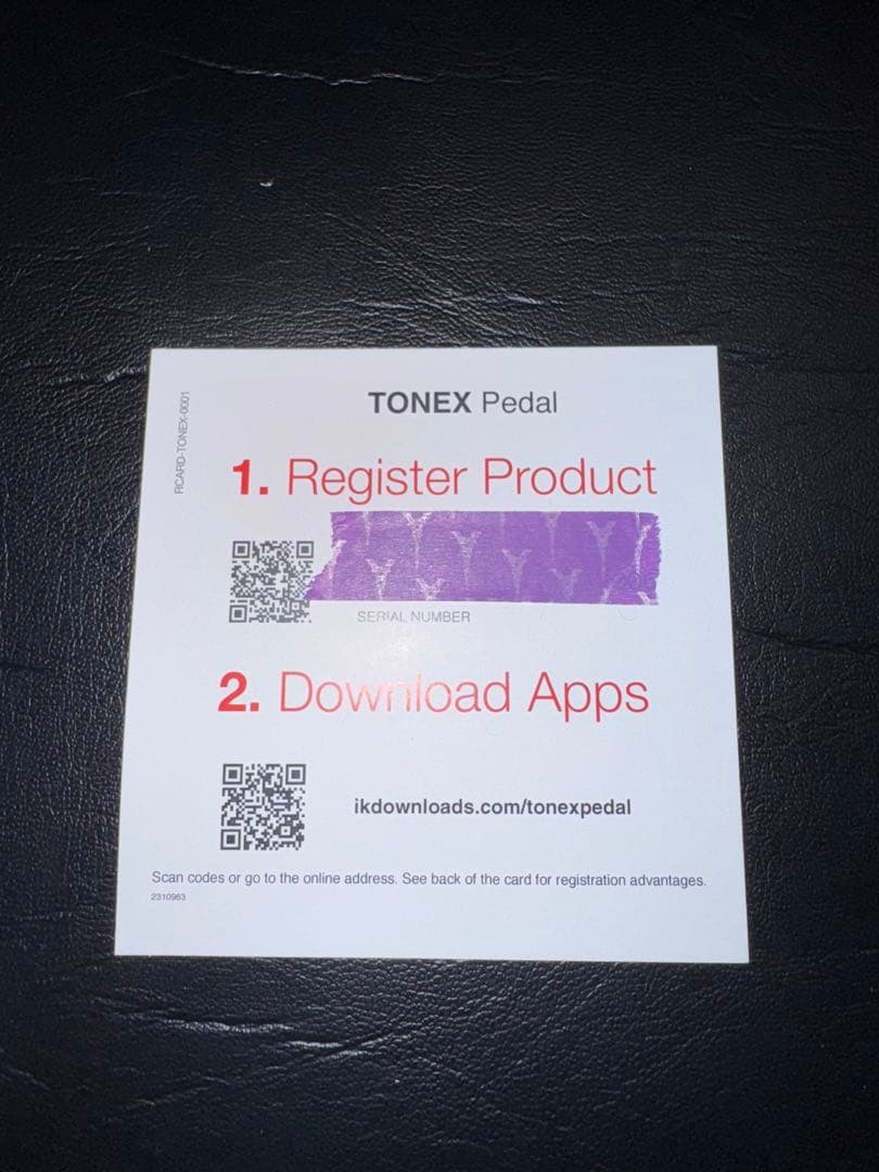 IK Multimedia TONEX Pedal ライセンス解除済