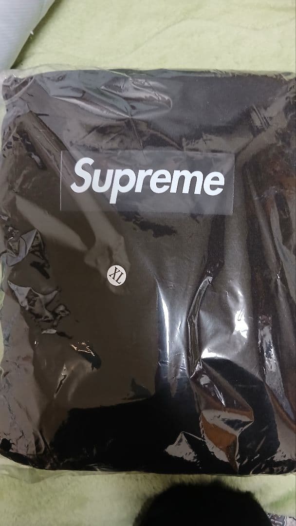 Supreme パーカー XL ピンク ホワイト ブラック