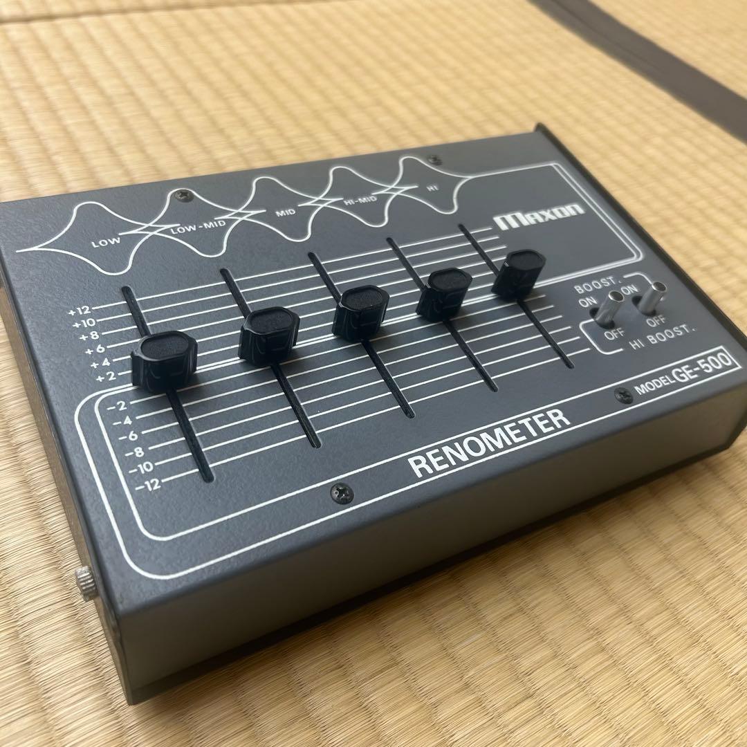 稀少1977年 EQ、FUZZ、ブースターの複合機Maxon GE-500完動品