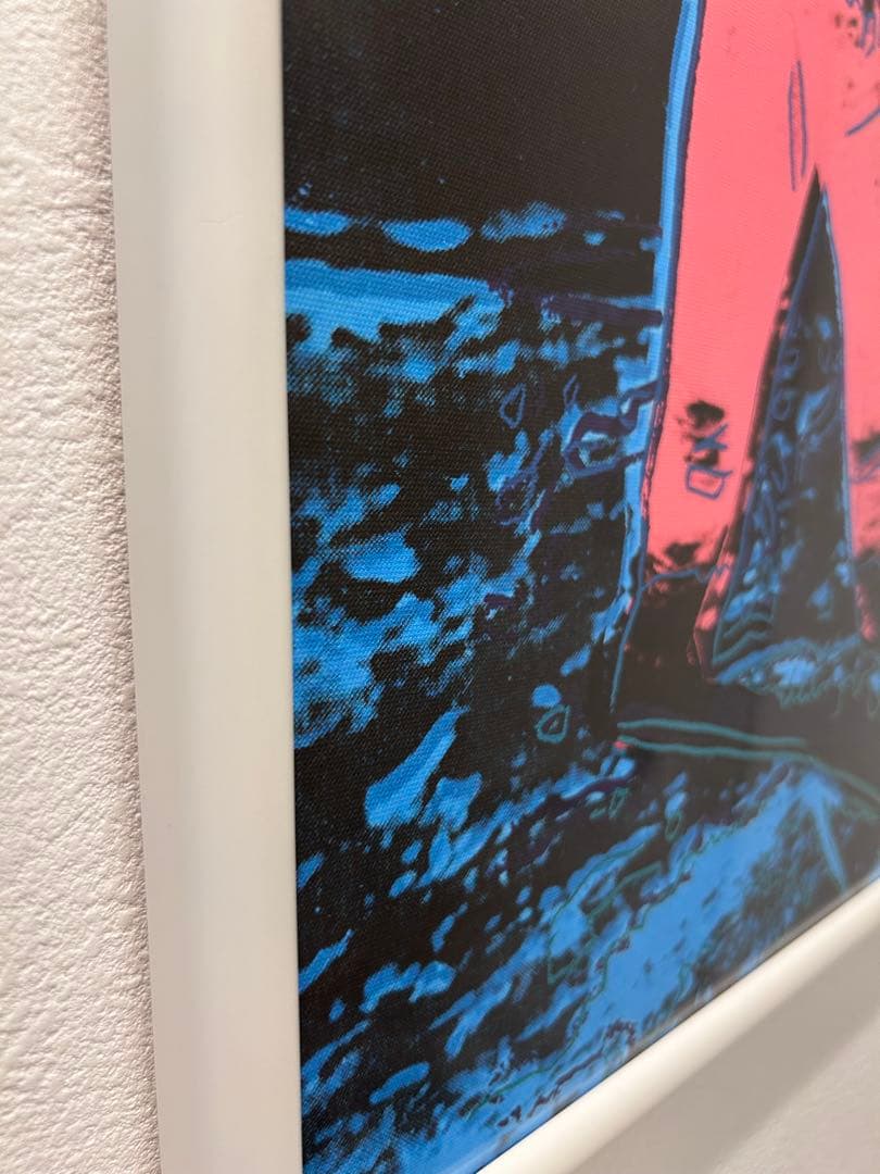 アンディウォーホル【希少】宇宙飛行士とアメリカ国旗　フレーム付き　現代アート