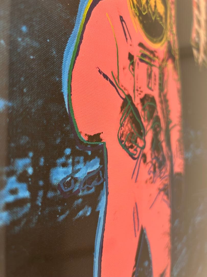 アンディウォーホル【希少】宇宙飛行士とアメリカ国旗　フレーム付き　現代アート