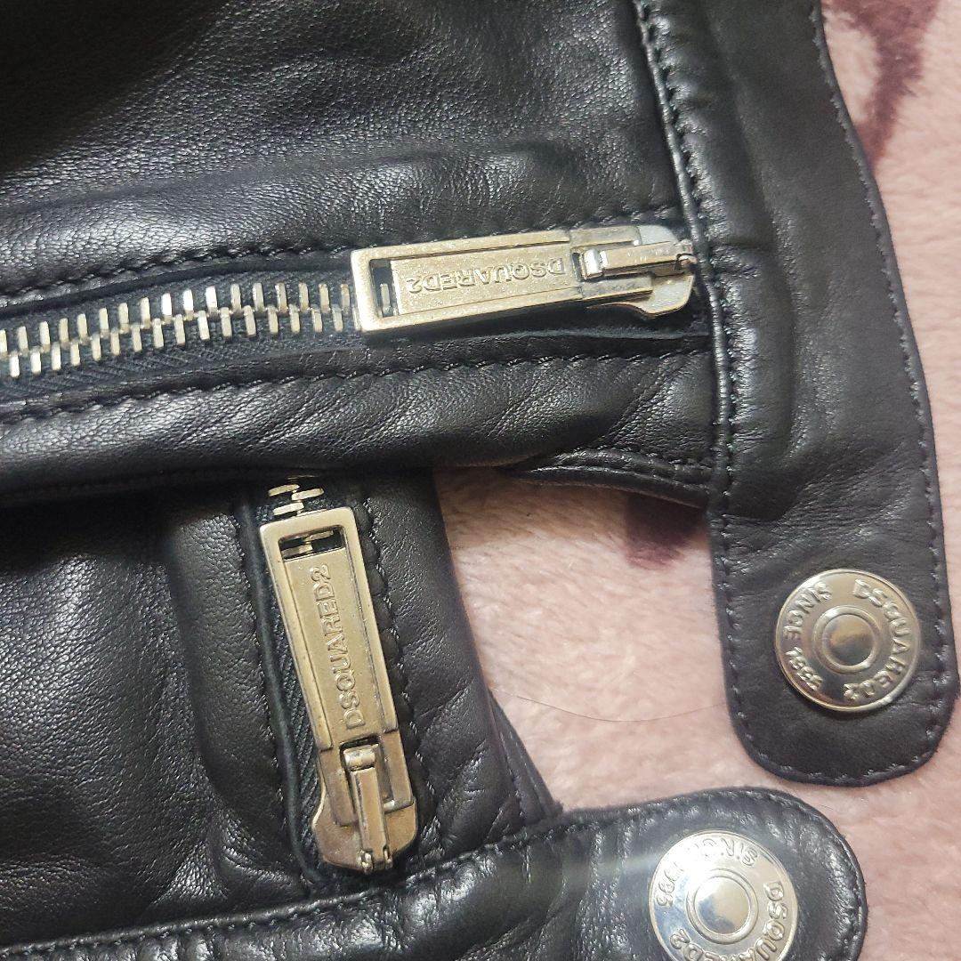 DSQUARED2 黒レザー手袋