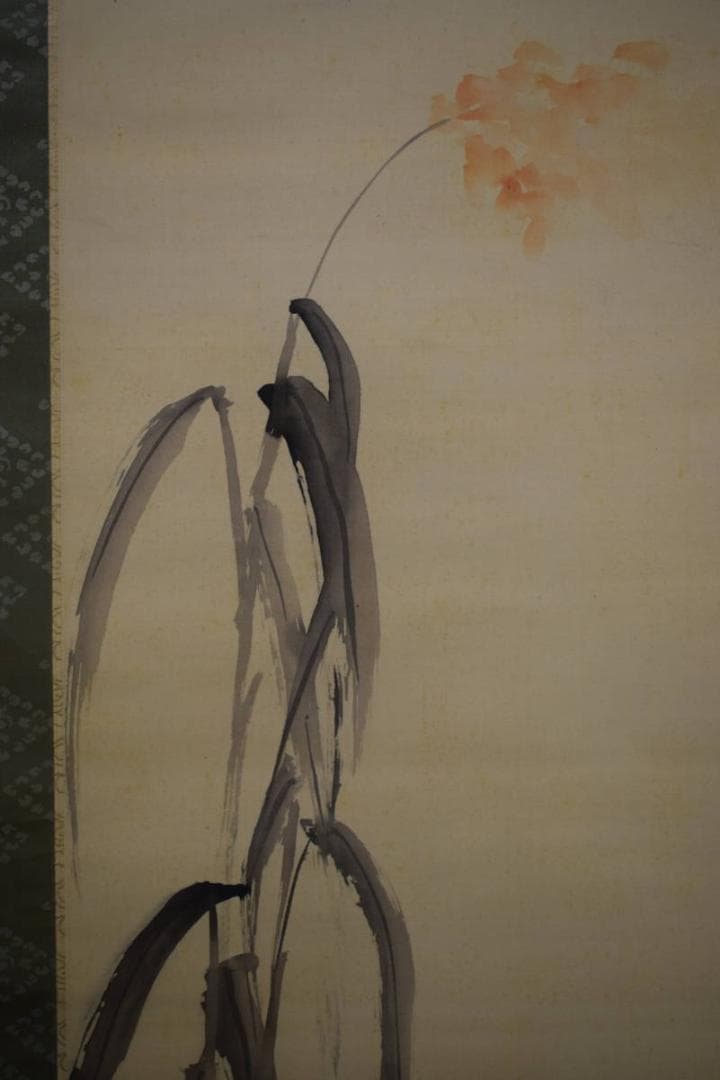 真作/姫島竹外/鴎図/絹表装/桐共箱付/布袋屋掛軸HG-125