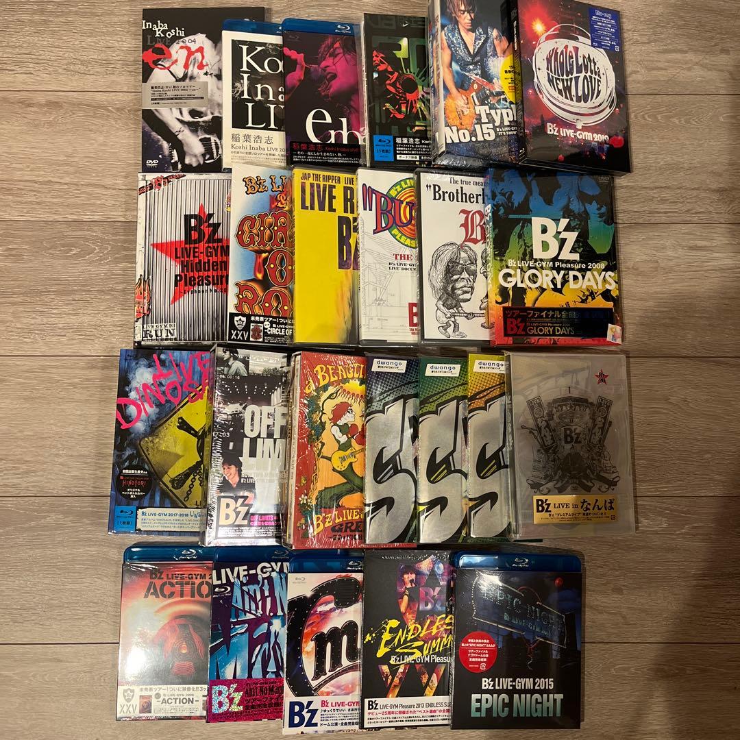 B'z LIVE-GYM 、稲葉浩志 en DVD Blu-rayセット