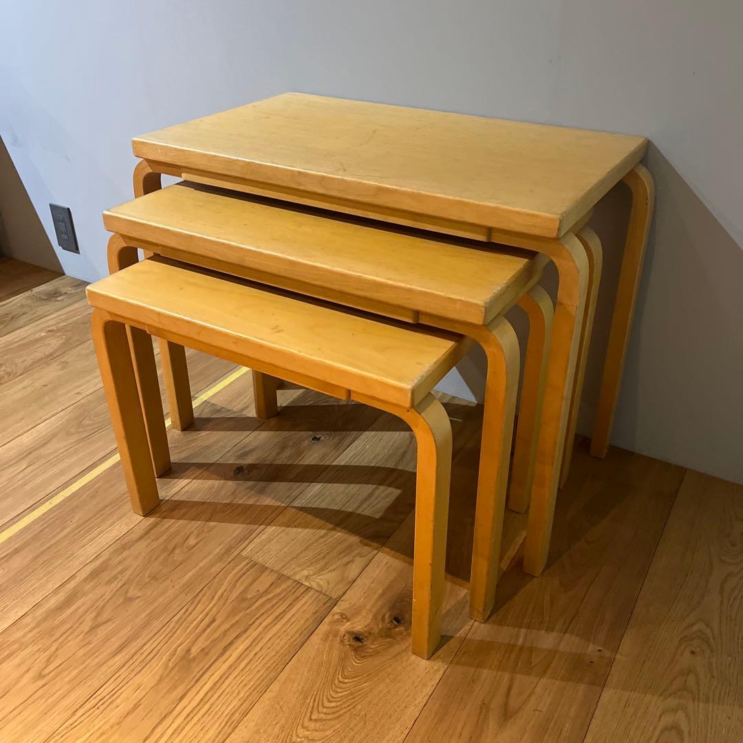 Artek Aalto ネストテーブル　ヴィンテージ