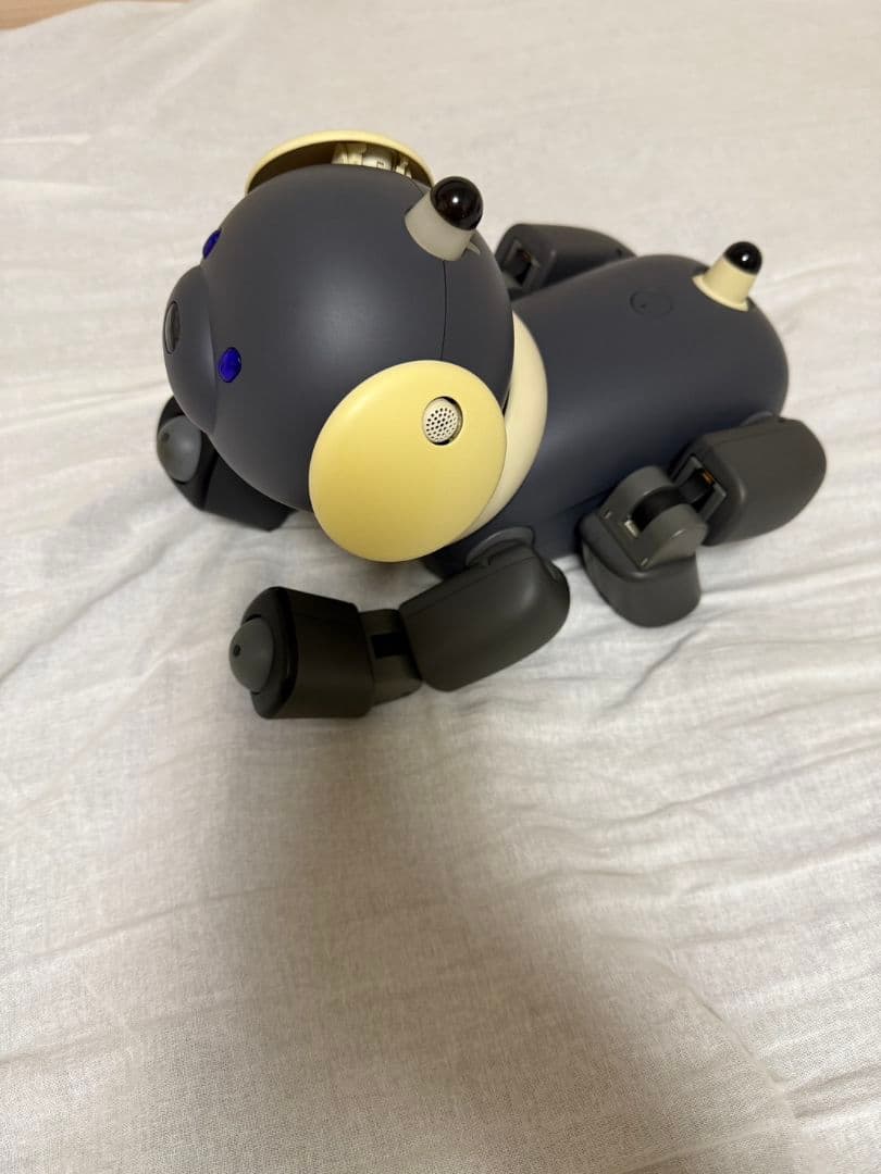 SONY AIBO ソニー　アイボ　ロボット　犬 マカロン 黒　グレー