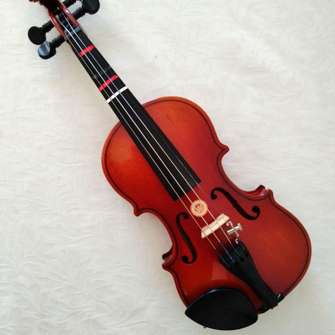 SUZUKIバイオリン200 1/16　弓　ケース　松脂　箱　説明書付き