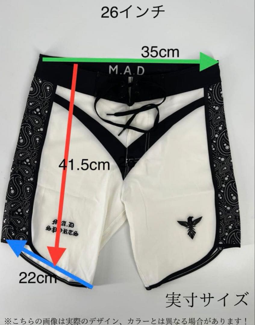 【⚠️コロンボ】M.A.D SPORTS サーフパンツ 26サイズ