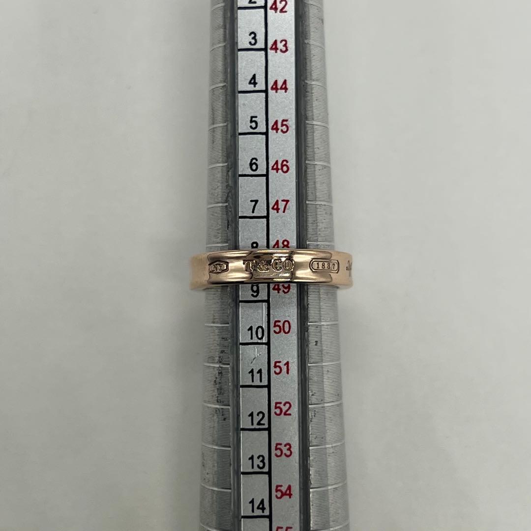 ティファニー TIFFANY 1837 ナロー リング 8号 ルベドメタル