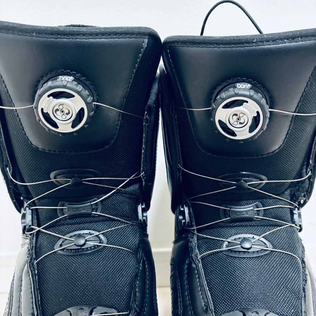 美品　ダブルBOA スノーボード　ブーツ　27cm