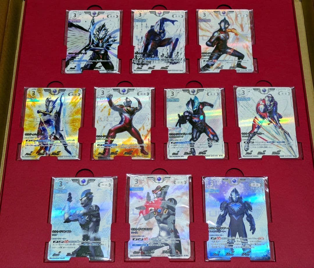 ウルトラマンカードゲーム Sランク 40枚セット RRR 特典 未使用