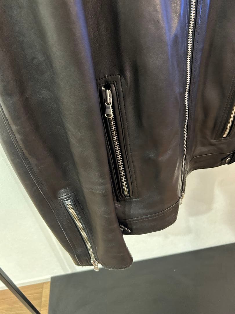 【最終値下げ】メゾンスペシャル シングルライダース レザージャケット 羊革