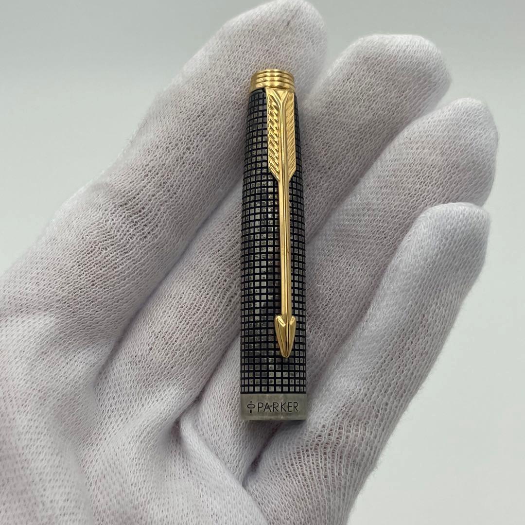PARKER パーカー 万年筆 14K シルバー ブラック