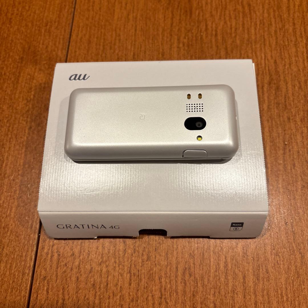 新品未使用 SIMフリー au GRATINA 4G KYF31 ホワイト訳あり