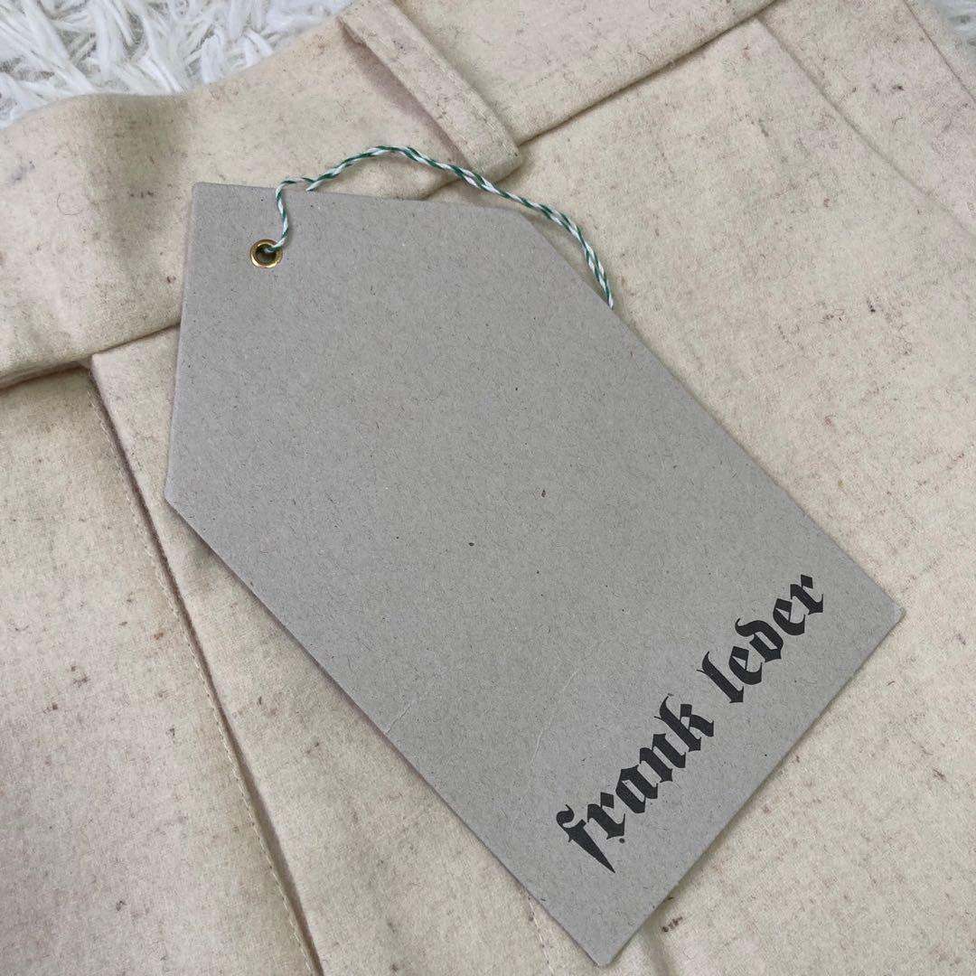 FRANKLEDER ウールパンツ ベージュ M カジュアル シンプル