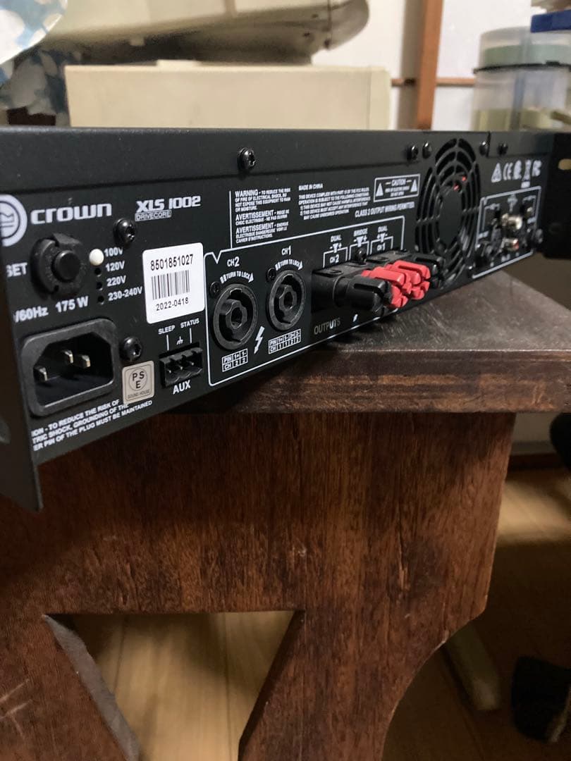 Crown XLS 1002 アンプ